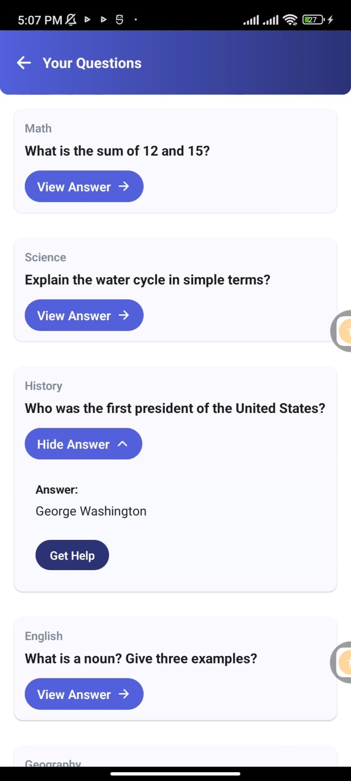 AI Homework Helper screen 9